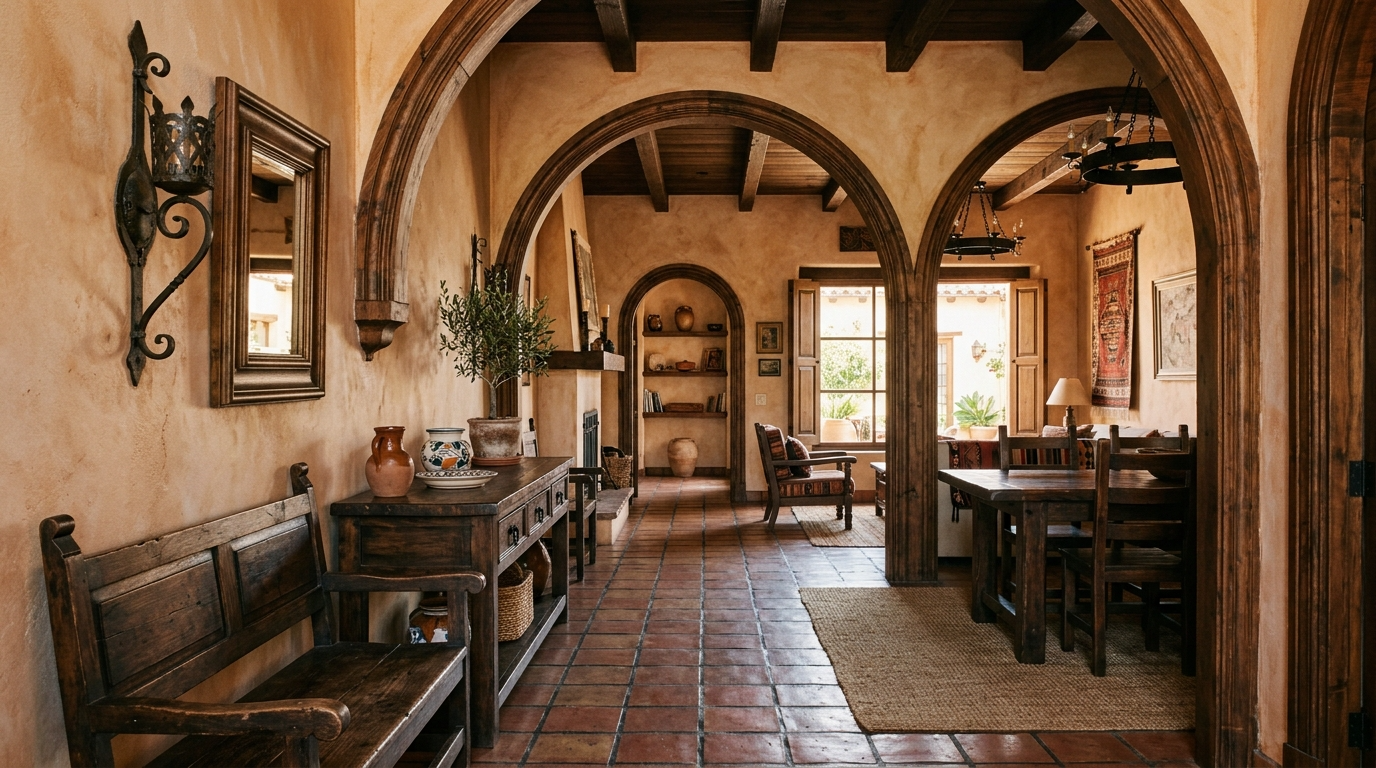 Add patterned tile in one high impact place